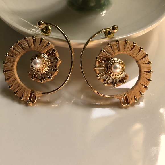 Boho Chic Woven Earrings - Picture 2 of 7